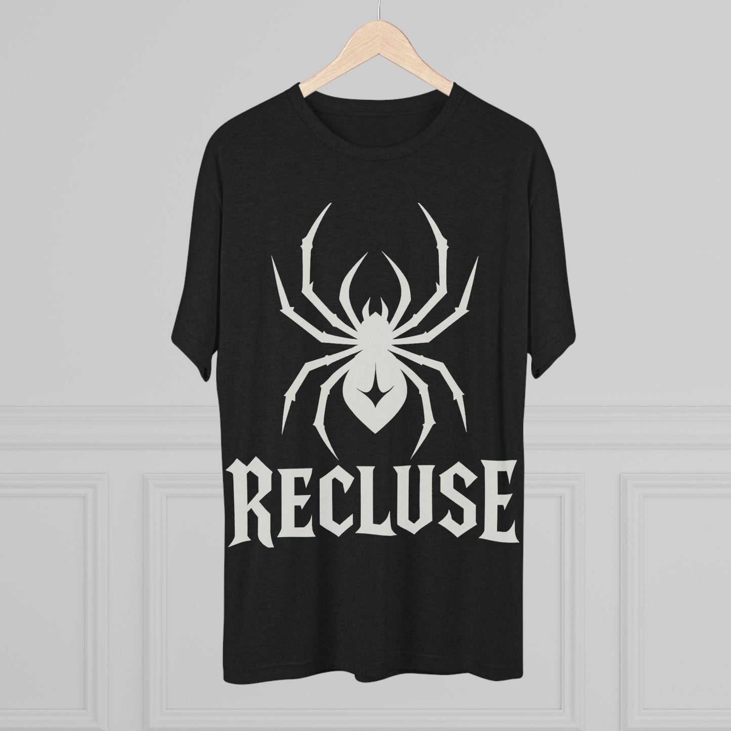 Spooky Spider Graphic Tee | Unisex Crew Shirt for Halloween, Goth Style, Casual Wear, Gift for Horror Fans