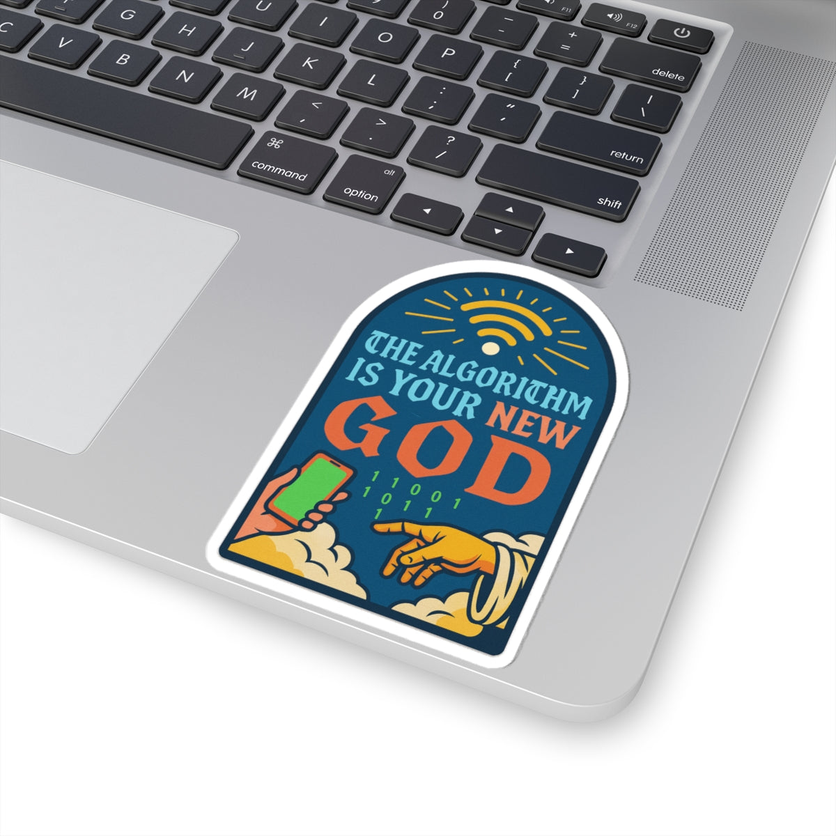 Trendy Kiss-Cut Stickers for Tech Lovers, Laptop Decor, Digital Culture Enthusiasts, Gift for Geeks, Unique Wall Art