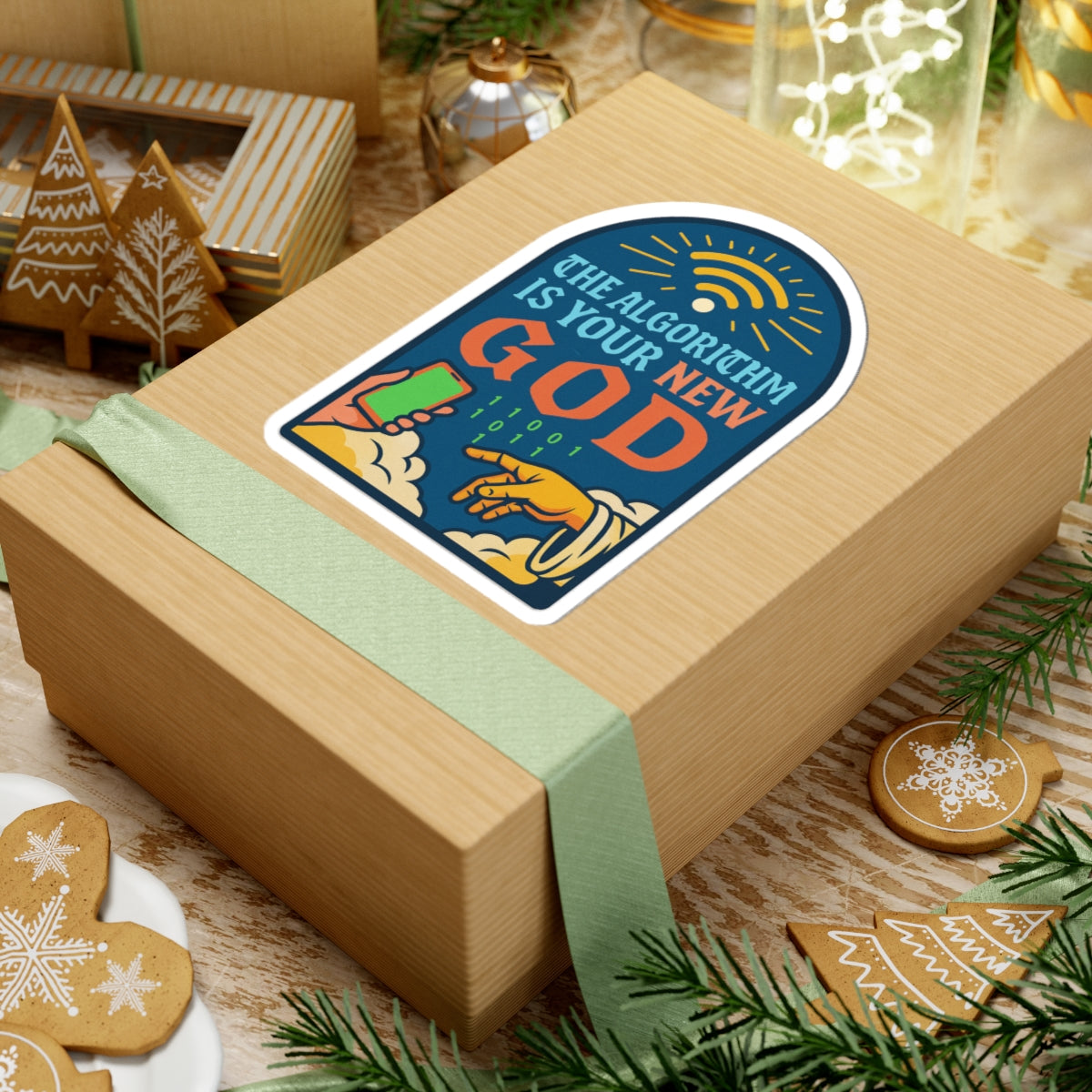 Trendy Kiss-Cut Stickers for Tech Lovers, Laptop Decor, Digital Culture Enthusiasts, Gift for Geeks, Unique Wall Art