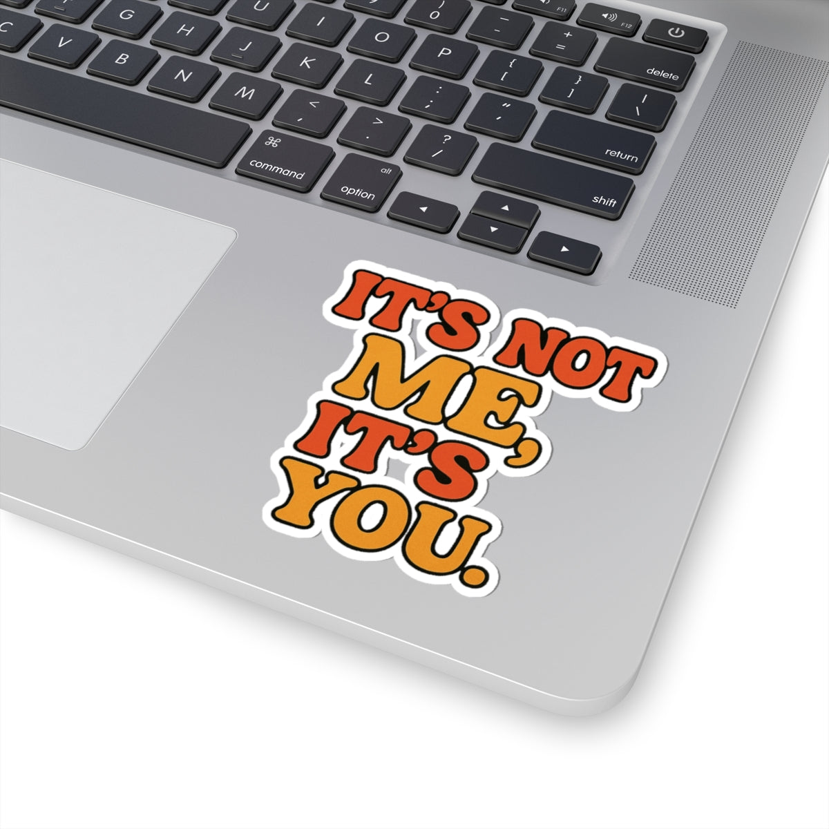 Retro Kiss-Cut Stickers, Fun Laptop Decor, Friendship Gift, Quirky Home Office, Cute Stationery Accessory, Humorous Quote