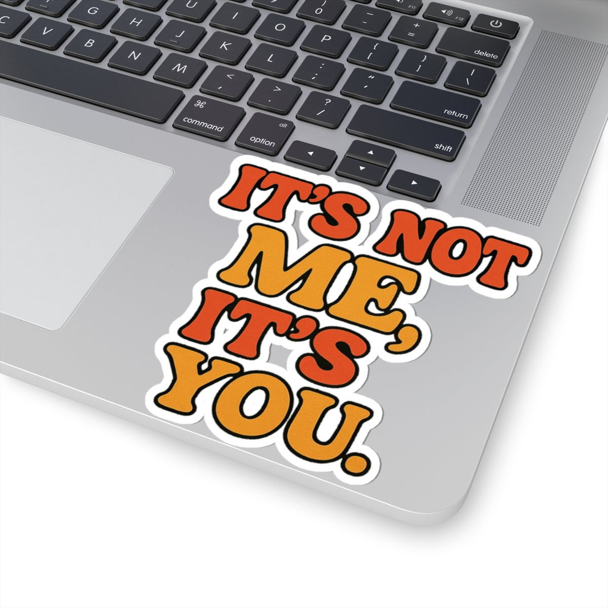 Retro Kiss-Cut Stickers, Fun Laptop Decor, Friendship Gift, Quirky Home Office, Cute Stationery Accessory, Humorous Quote