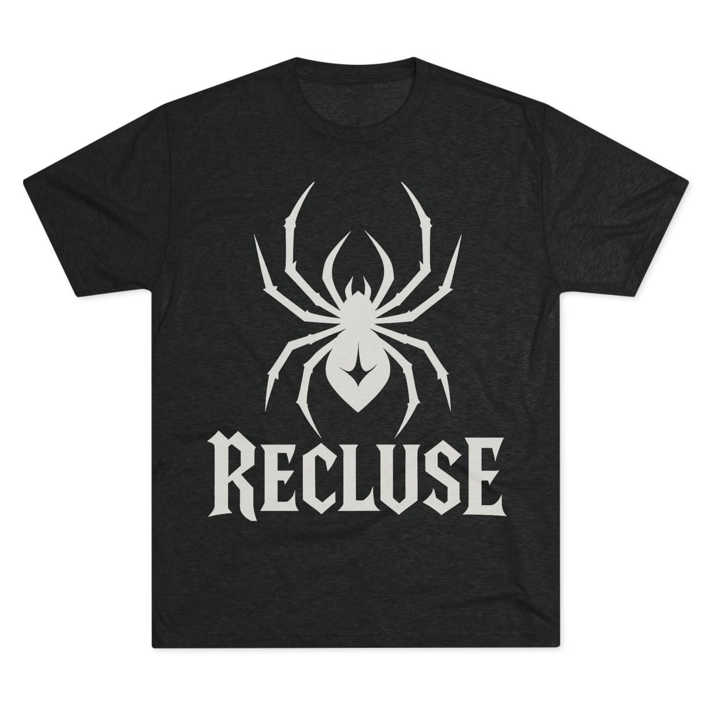Spooky Spider Graphic Tee | Unisex Crew Shirt for Halloween, Goth Style, Casual Wear, Gift for Horror Fans
