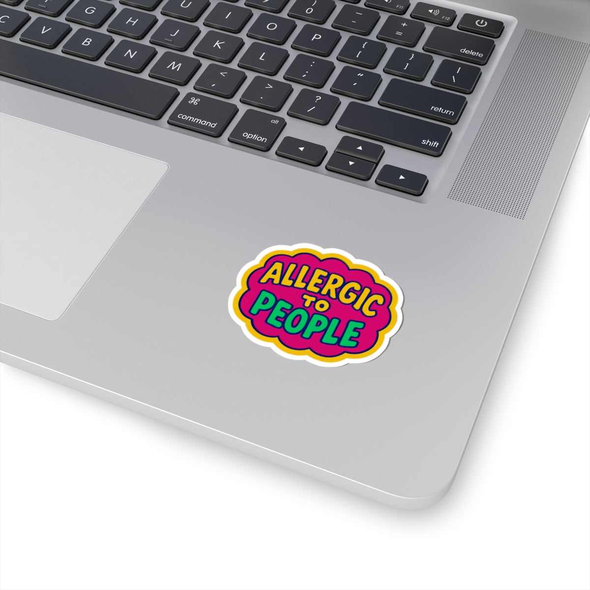 Allergic to People Stickers, Fun Quote Stickers, Humorous Laptop Stickers, Cute Gift Idea, Personality Stickers