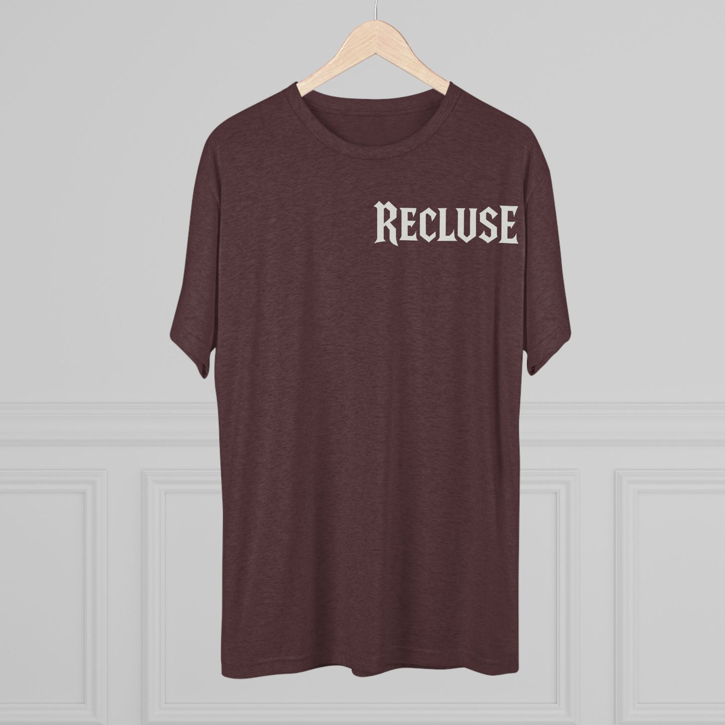 Recluse Unisex Tri-Blend Tee, Cozy Casual Shirt, Perfect for Introverts, Gift Idea for Friends, Everyday Wear, Relaxed Fit