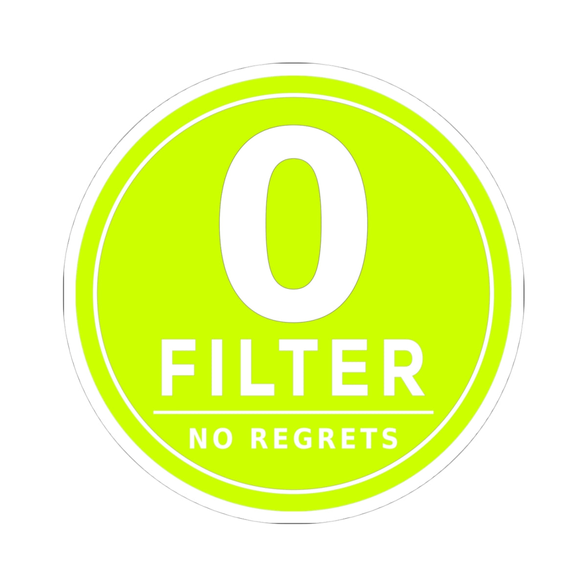 Zero Filter | No Regrets (Yellow)