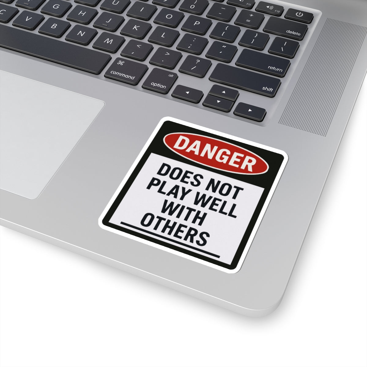 Bold Danger Stickers - Perfect for Laptops, Water Bottles, Scrapbooks, Gifts for Friends, Unique Party Favors