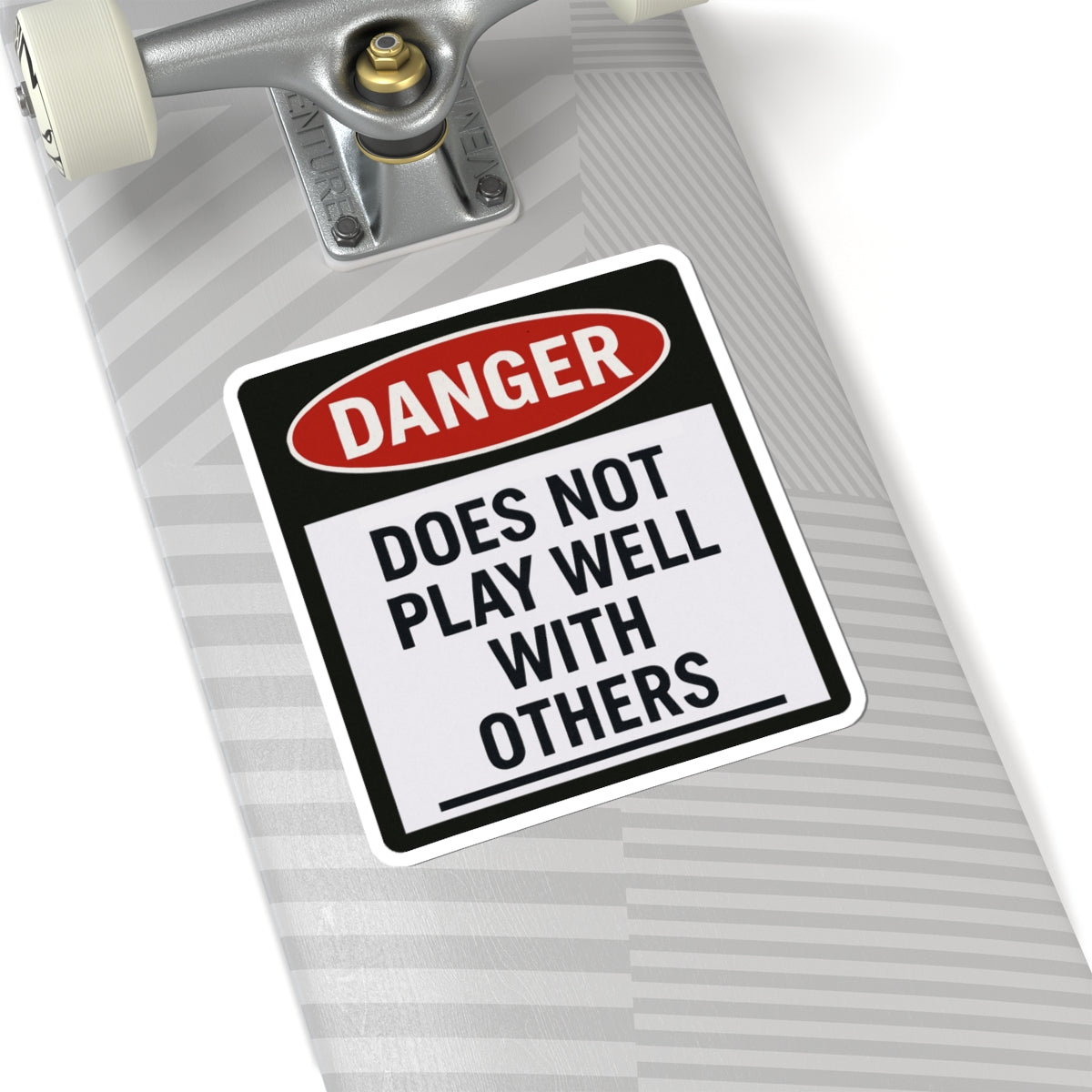 Bold Danger Stickers - Perfect for Laptops, Water Bottles, Scrapbooks, Gifts for Friends, Unique Party Favors