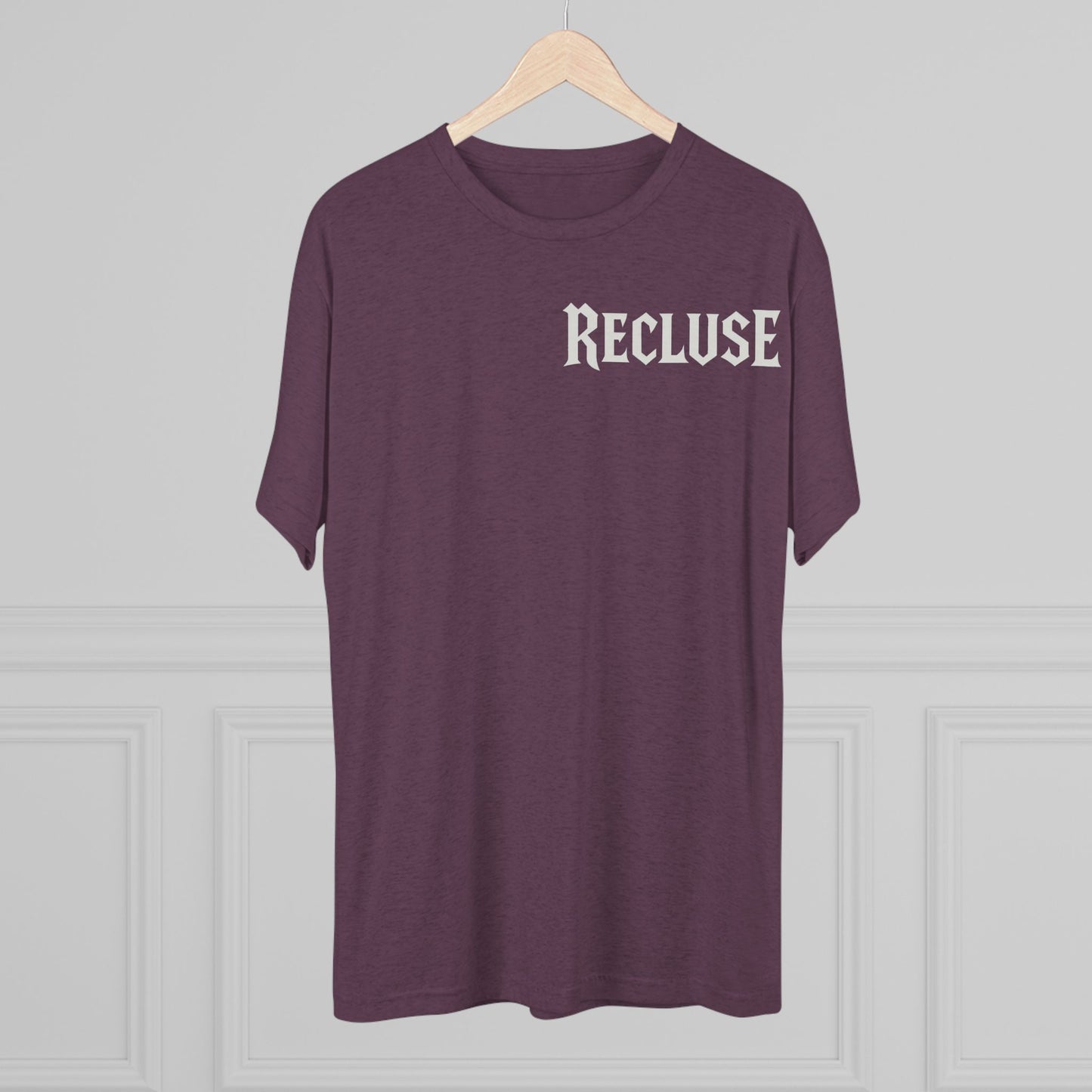 Recluse Unisex Tri-Blend Tee, Cozy Casual Shirt, Perfect for Introverts, Gift Idea for Friends, Everyday Wear, Relaxed Fit