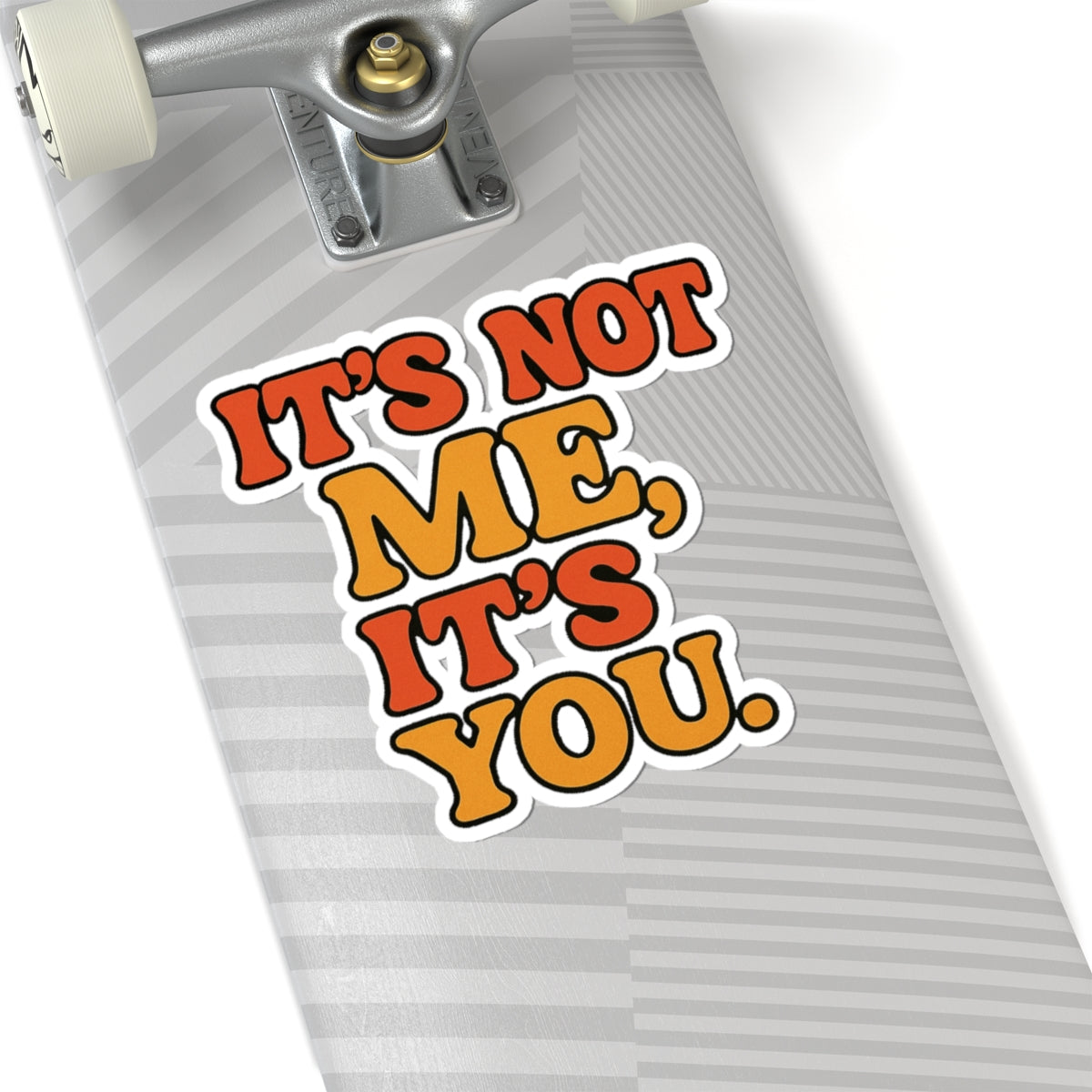 Retro Kiss-Cut Stickers, Fun Laptop Decor, Friendship Gift, Quirky Home Office, Cute Stationery Accessory, Humorous Quote