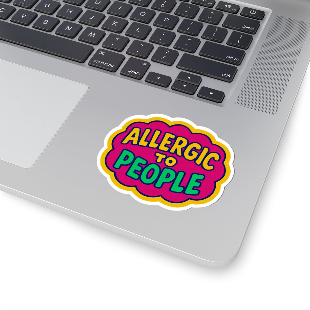 Allergic to People Stickers, Fun Quote Stickers, Humorous Laptop Stickers, Cute Gift Idea, Personality Stickers