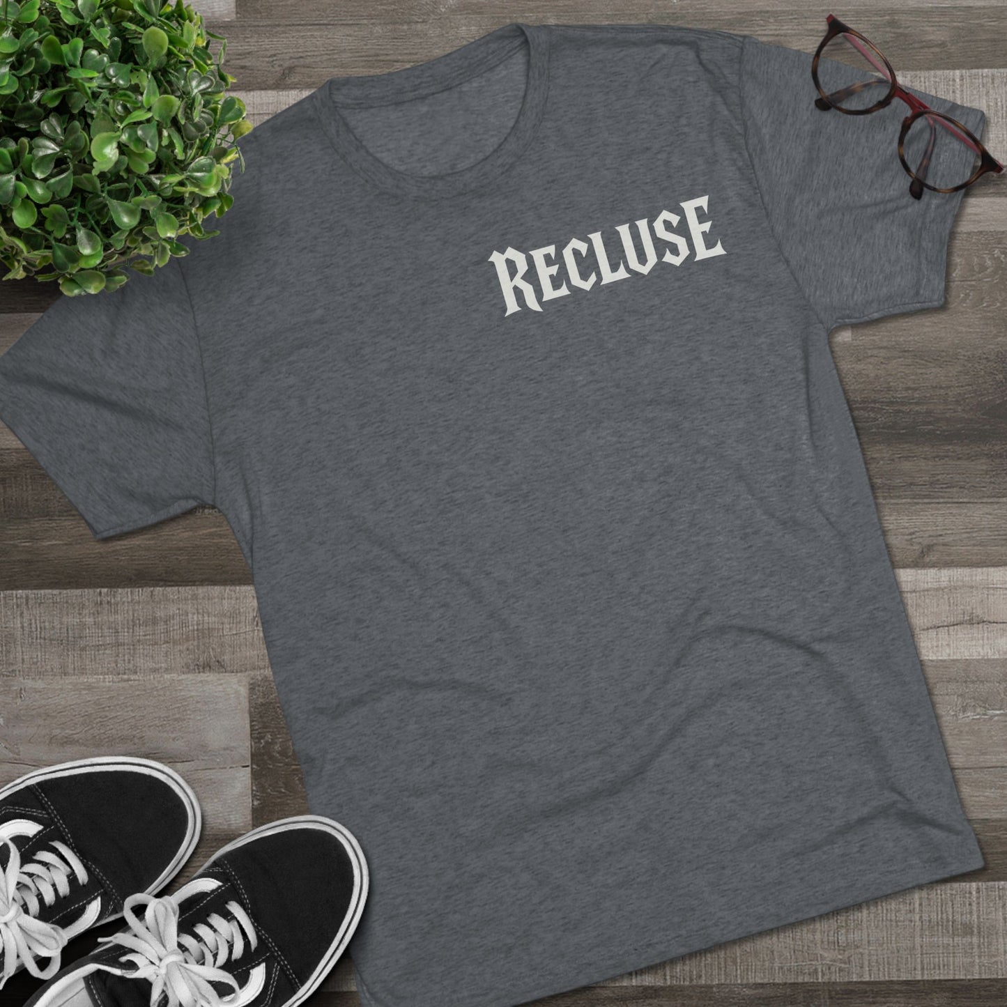 Recluse Unisex Tri-Blend Tee, Cozy Casual Shirt, Perfect for Introverts, Gift Idea for Friends, Everyday Wear, Relaxed Fit