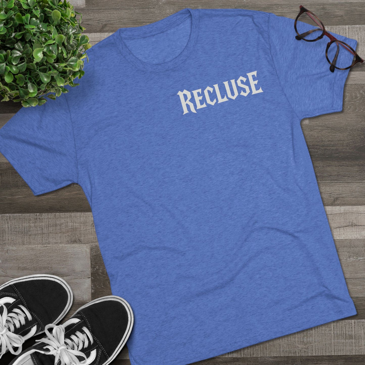 Recluse Unisex Tri-Blend Tee, Cozy Casual Shirt, Perfect for Introverts, Gift Idea for Friends, Everyday Wear, Relaxed Fit