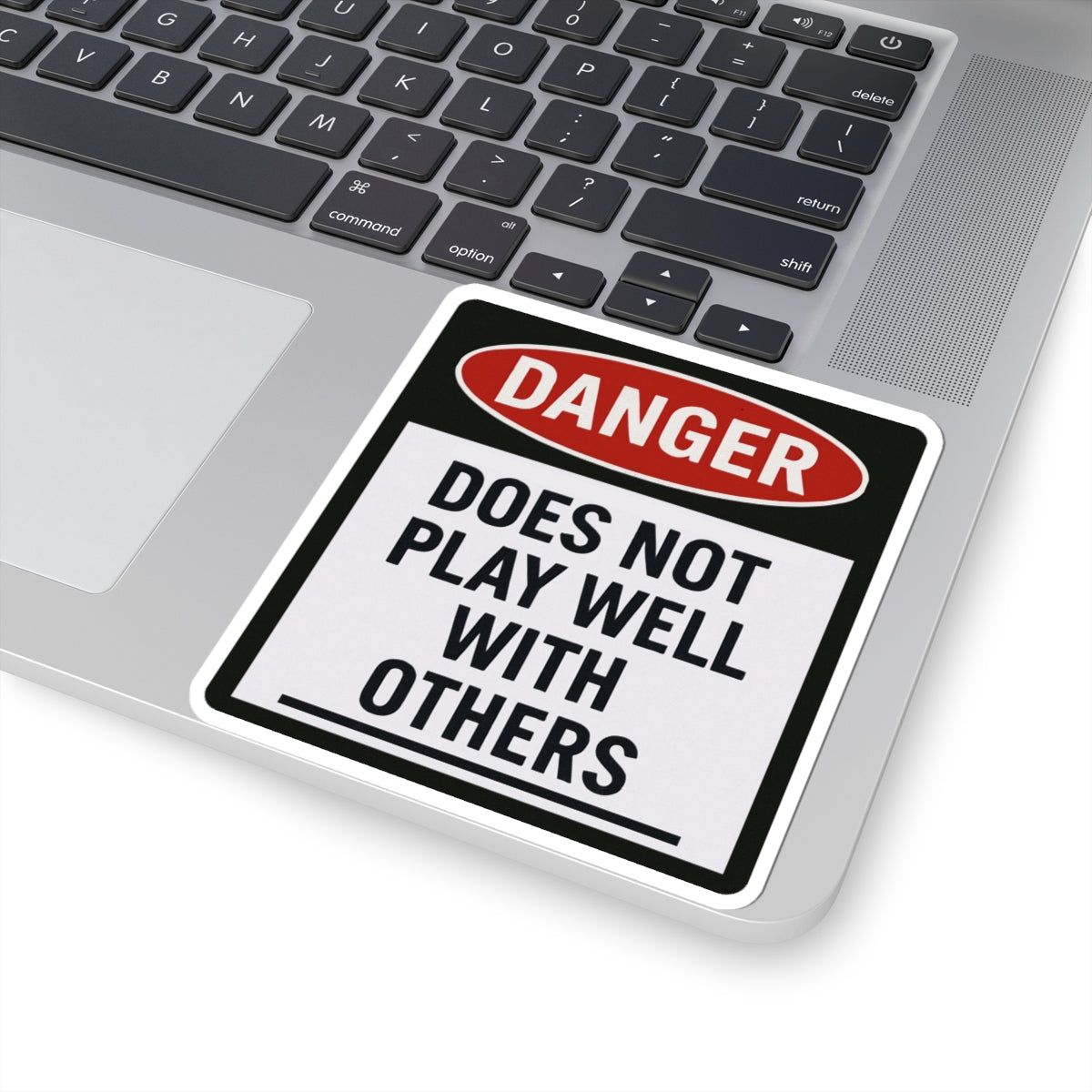 Bold Danger Stickers - Perfect for Laptops, Water Bottles, Scrapbooks, Gifts for Friends, Unique Party Favors