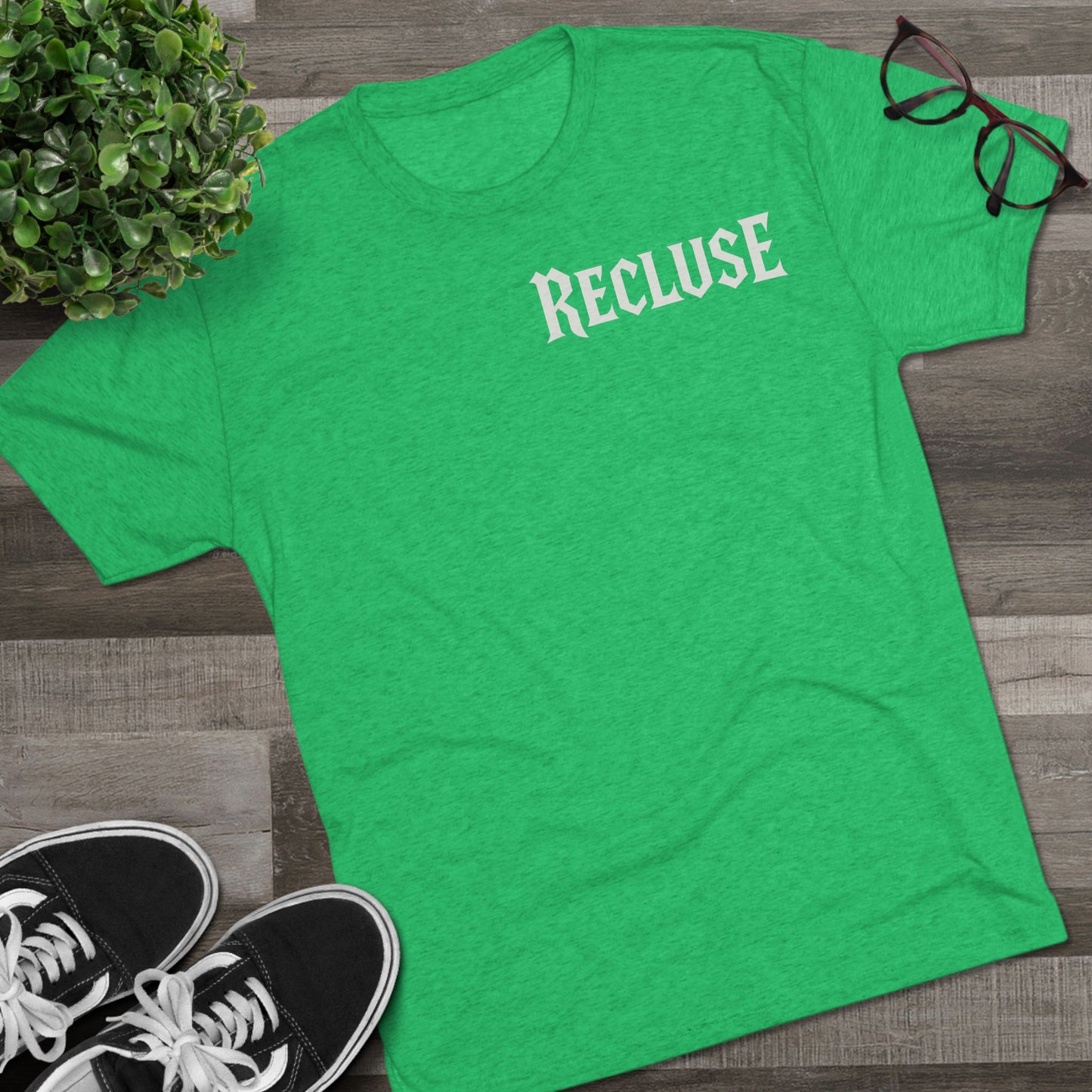 Recluse Unisex Tri-Blend Tee, Cozy Casual Shirt, Perfect for Introverts, Gift Idea for Friends, Everyday Wear, Relaxed Fit