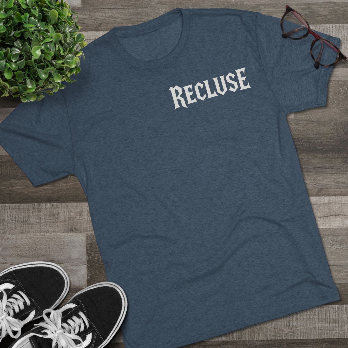 Recluse Unisex Tri-Blend Tee, Cozy Casual Shirt, Perfect for Introverts, Gift Idea for Friends, Everyday Wear, Relaxed Fit