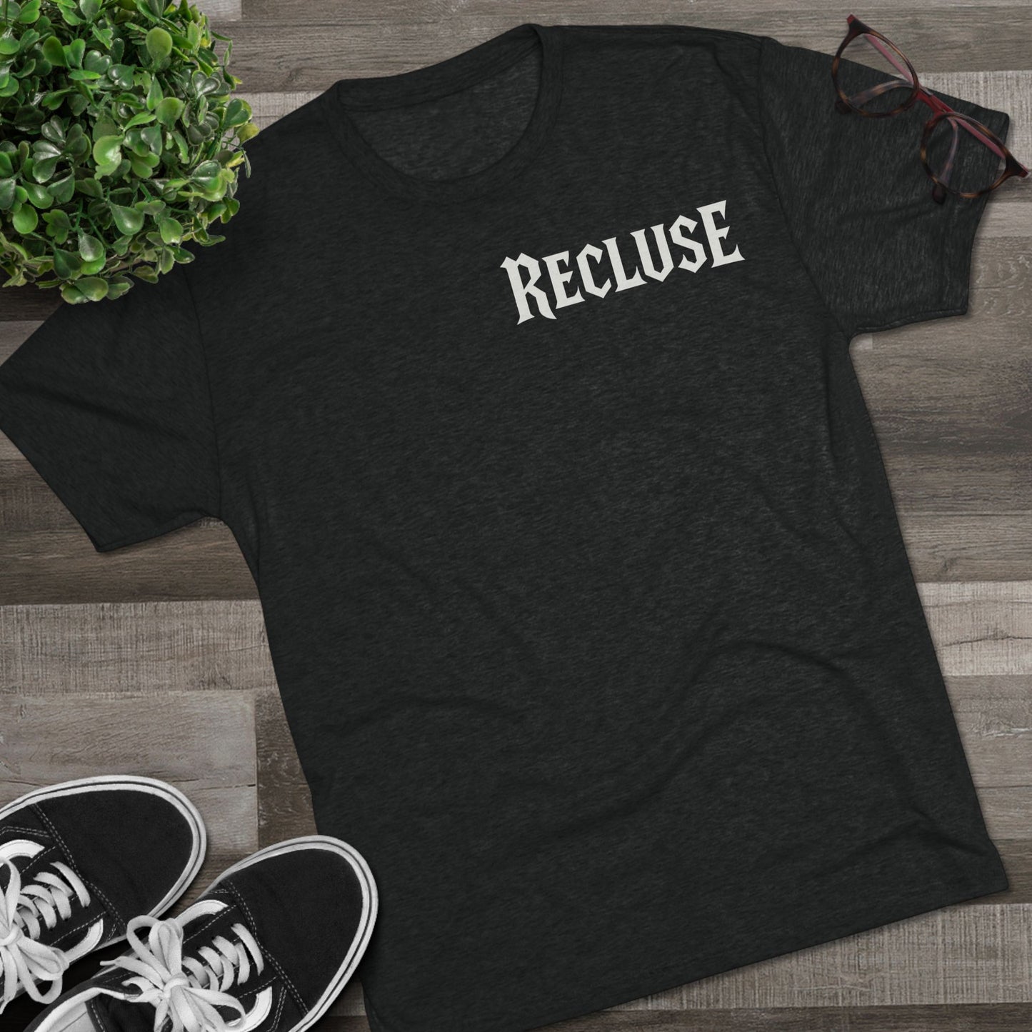 Recluse Unisex Tri-Blend Tee, Cozy Casual Shirt, Perfect for Introverts, Gift Idea for Friends, Everyday Wear, Relaxed Fit